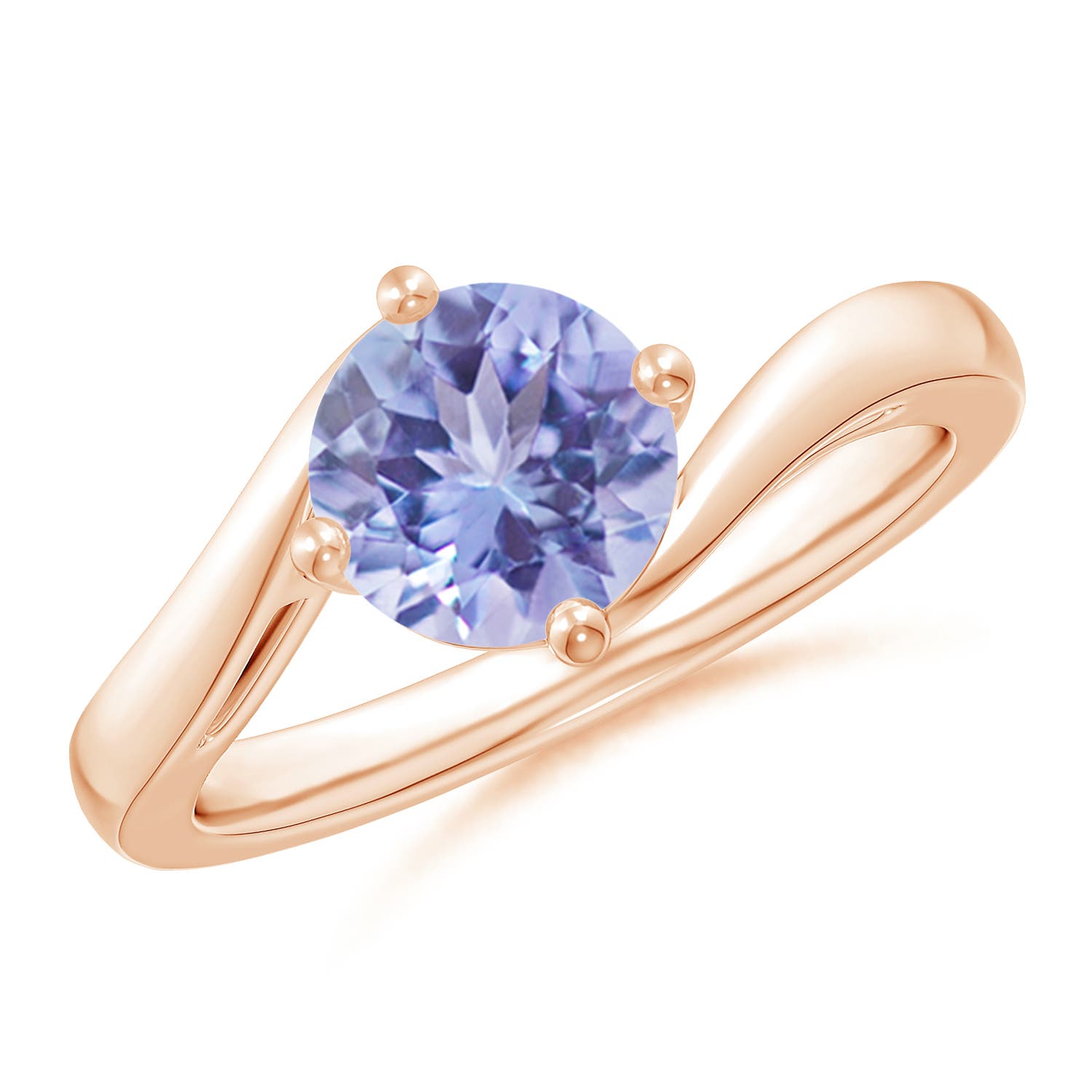 A - Tanzanite / 1.45 CT / 14 KT Rose Gold