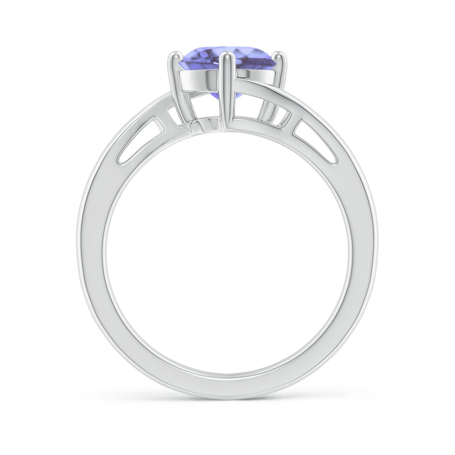 A - Tanzanite / 1.45 CT / 14 KT White Gold