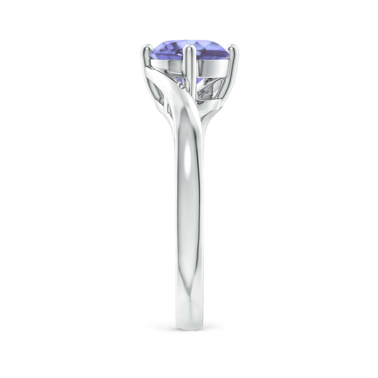 A - Tanzanite / 1.45 CT / 14 KT White Gold