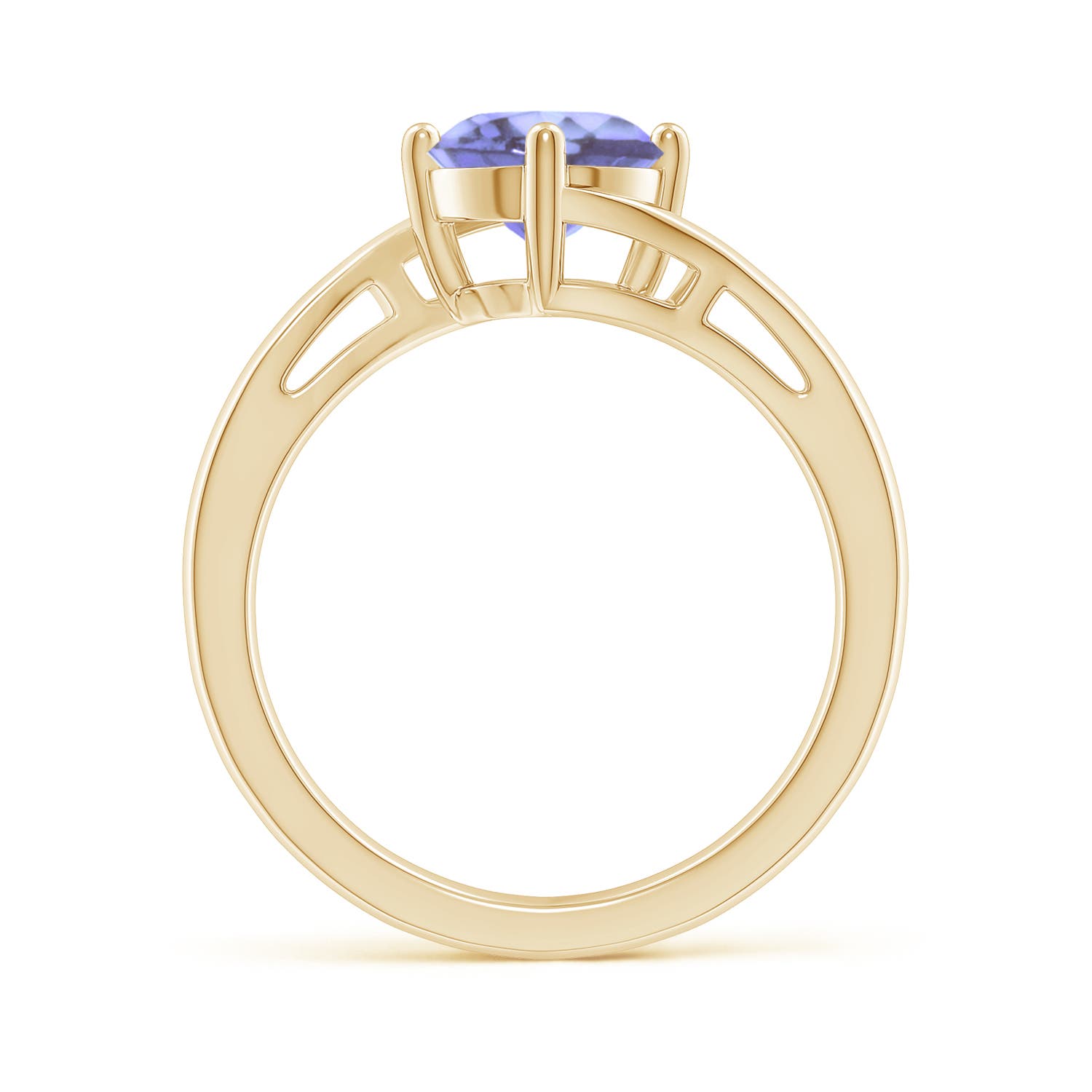 A - Tanzanite / 1.45 CT / 14 KT Yellow Gold