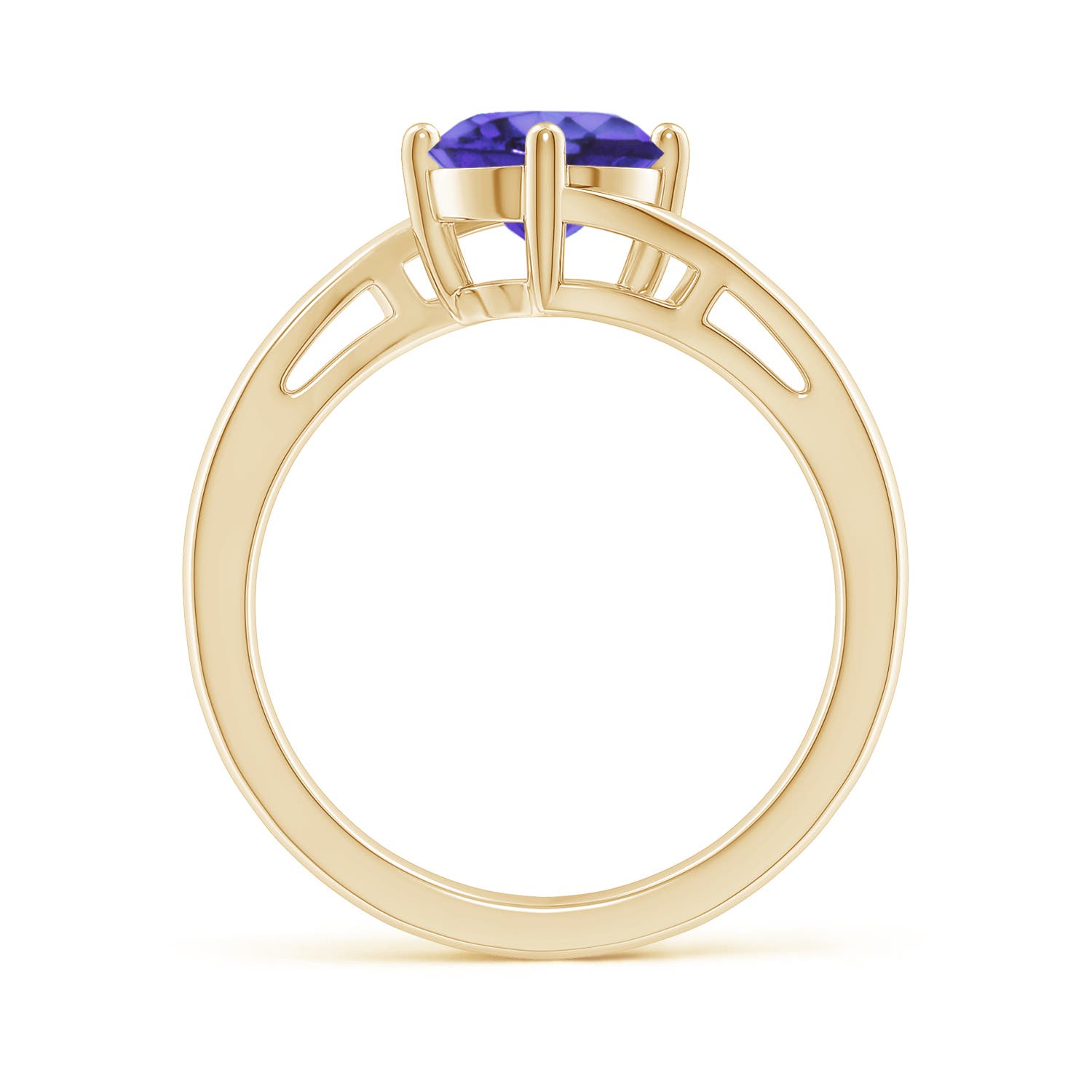 AA - Tanzanite / 1.45 CT / 14 KT Yellow Gold