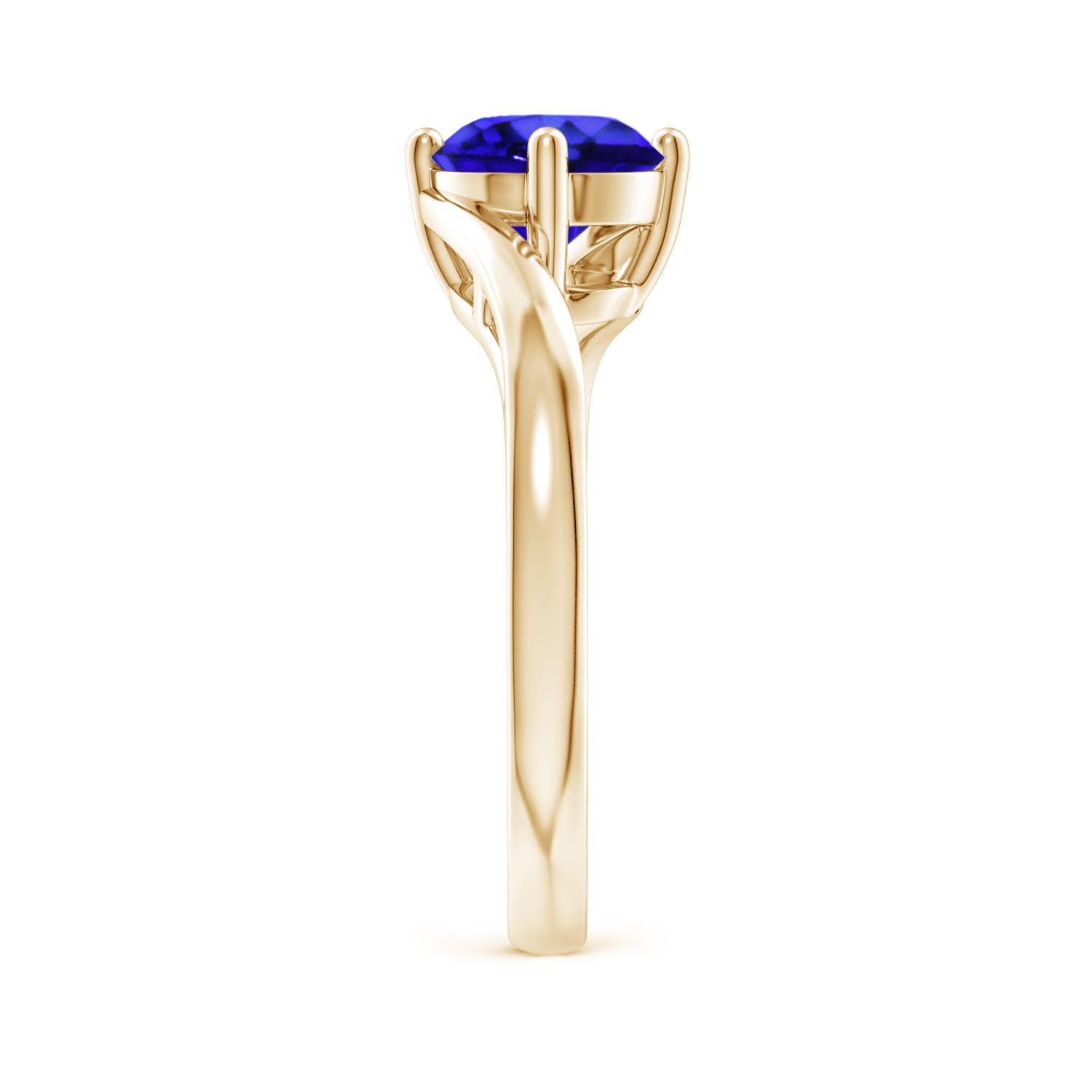 AAA - Tanzanite / 1.45 CT / 14 KT Yellow Gold