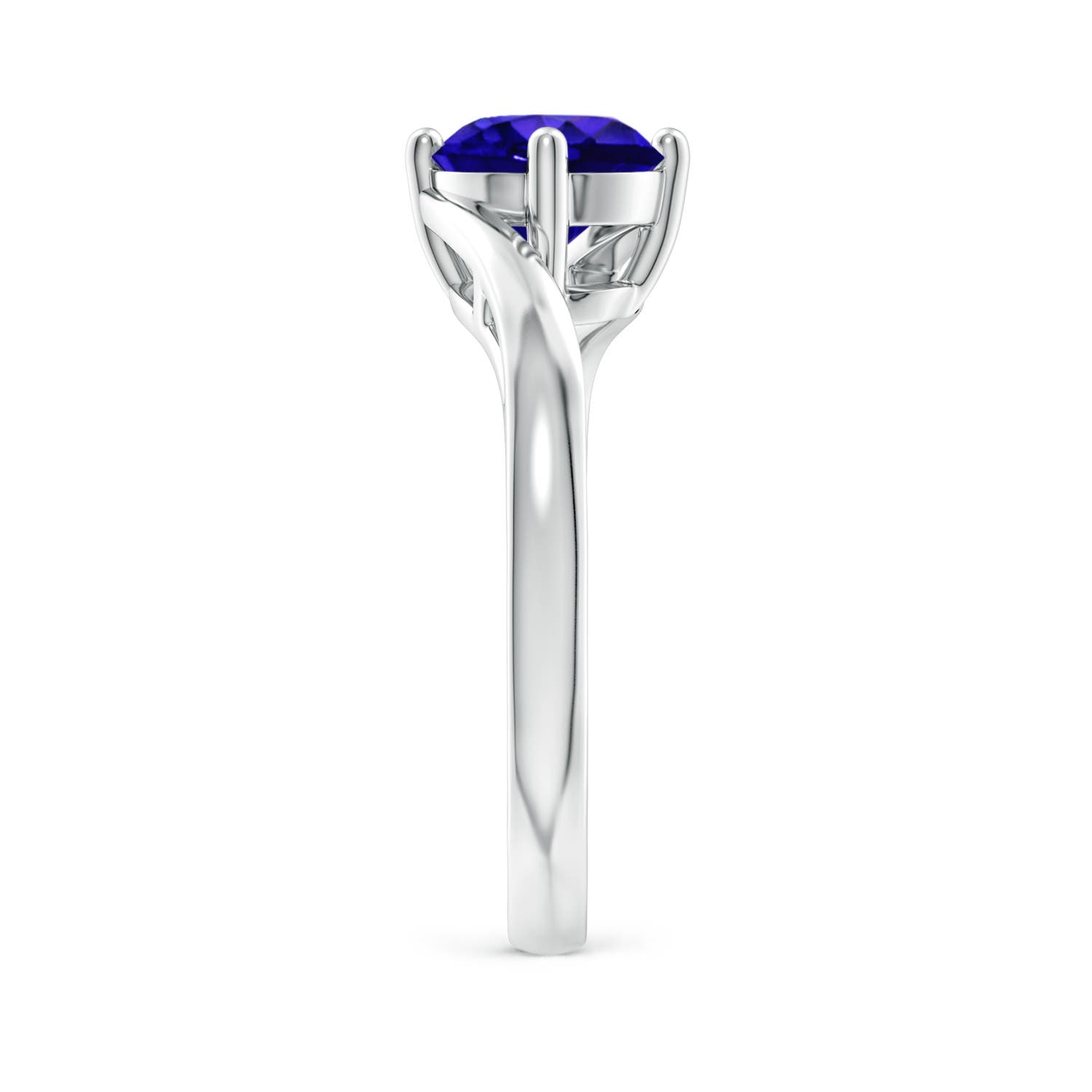 AAAA - Tanzanite / 1.45 CT / 14 KT White Gold