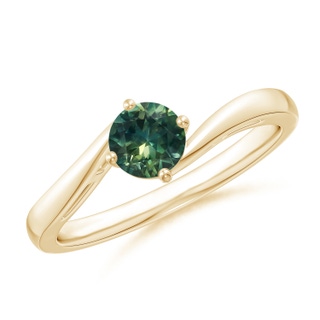Round AA Teal Montana Sapphire