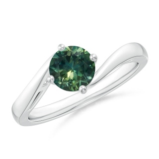 Round AA Teal Montana Sapphire