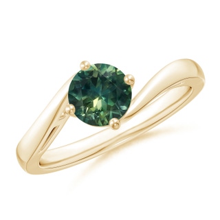 Round AA Teal Montana Sapphire