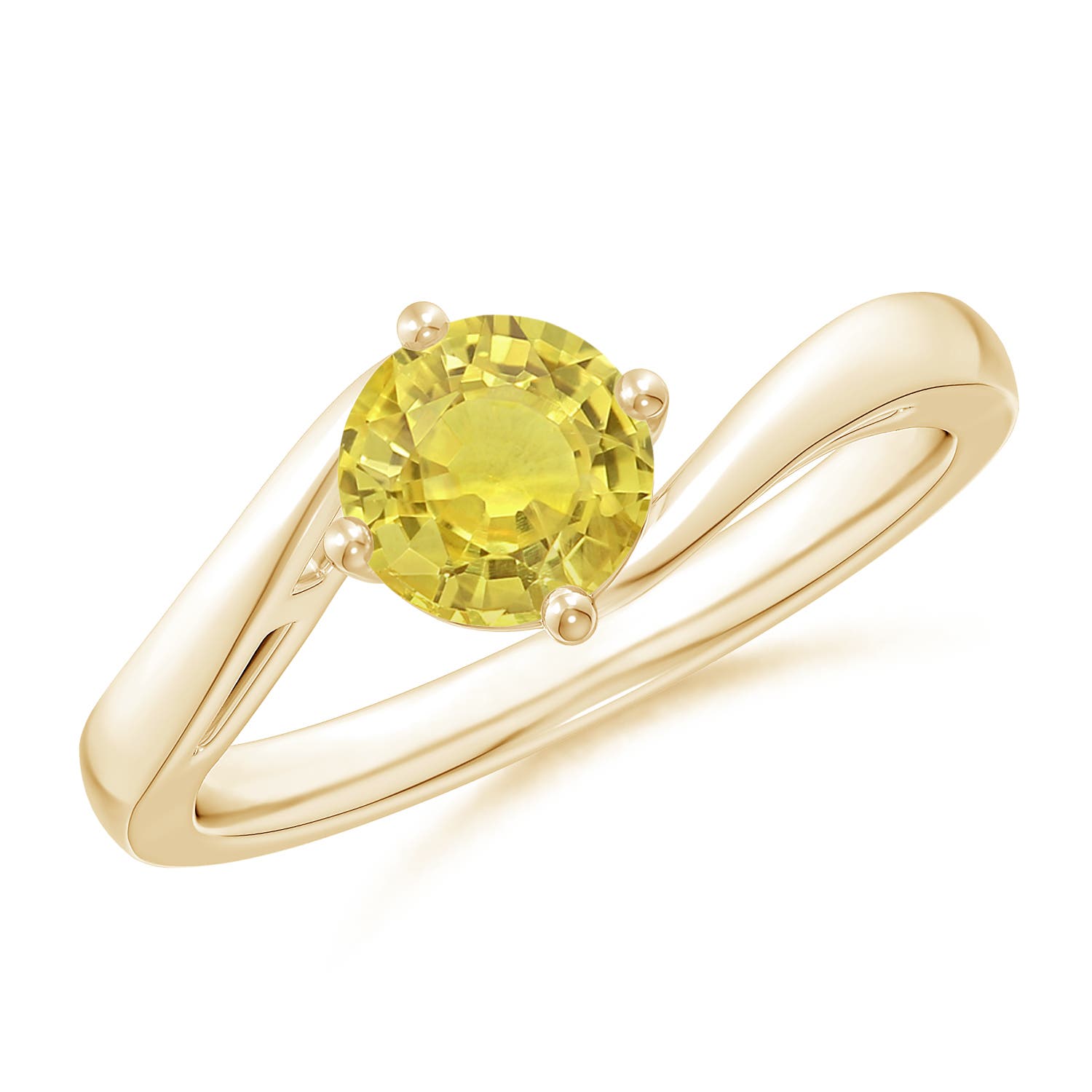 AA - Yellow Sapphire / 1 CT / 14 KT Yellow Gold