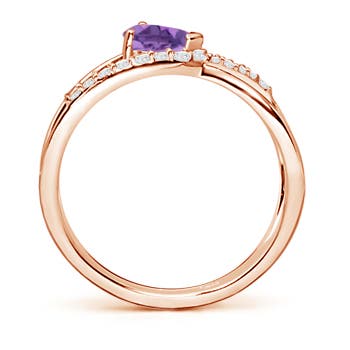 A - Amethyst / 0.55 CT / 14 KT Rose Gold