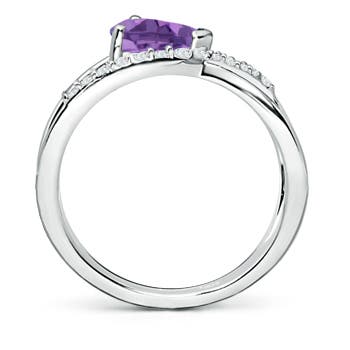 A - Amethyst / 1.25 CT / 14 KT White Gold