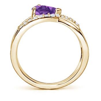 AA - Amethyst / 1.25 CT / 14 KT Yellow Gold