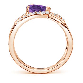 AAA - Amethyst / 1.25 CT / 14 KT Rose Gold