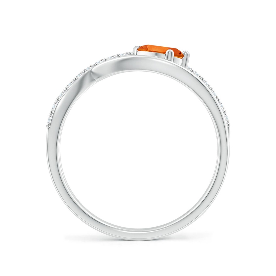 6x4mm AAAA Criss Cross Pear Shaped Citrine Ring with Diamond Accents in White Gold side 199
