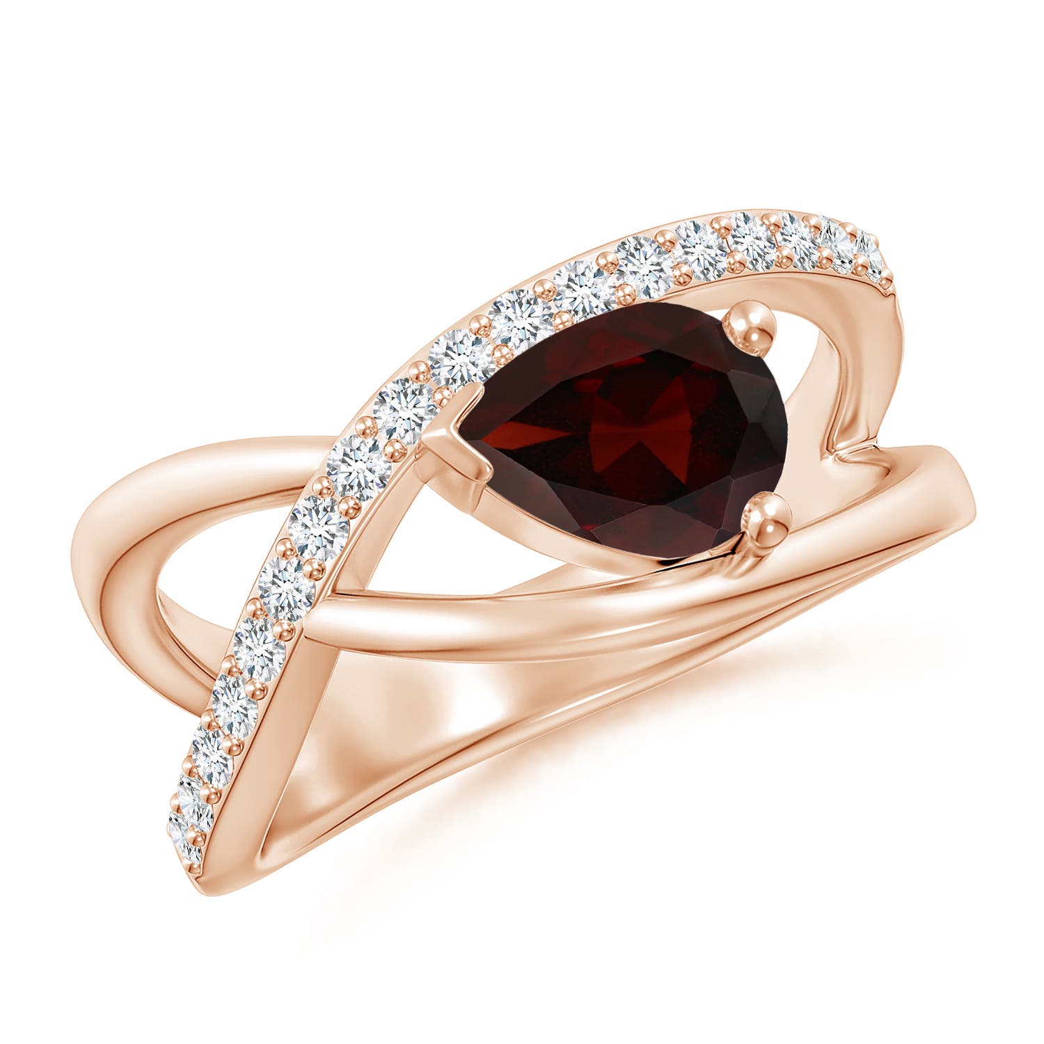 A - Garnet / 1.55 CT / 14 KT Rose Gold