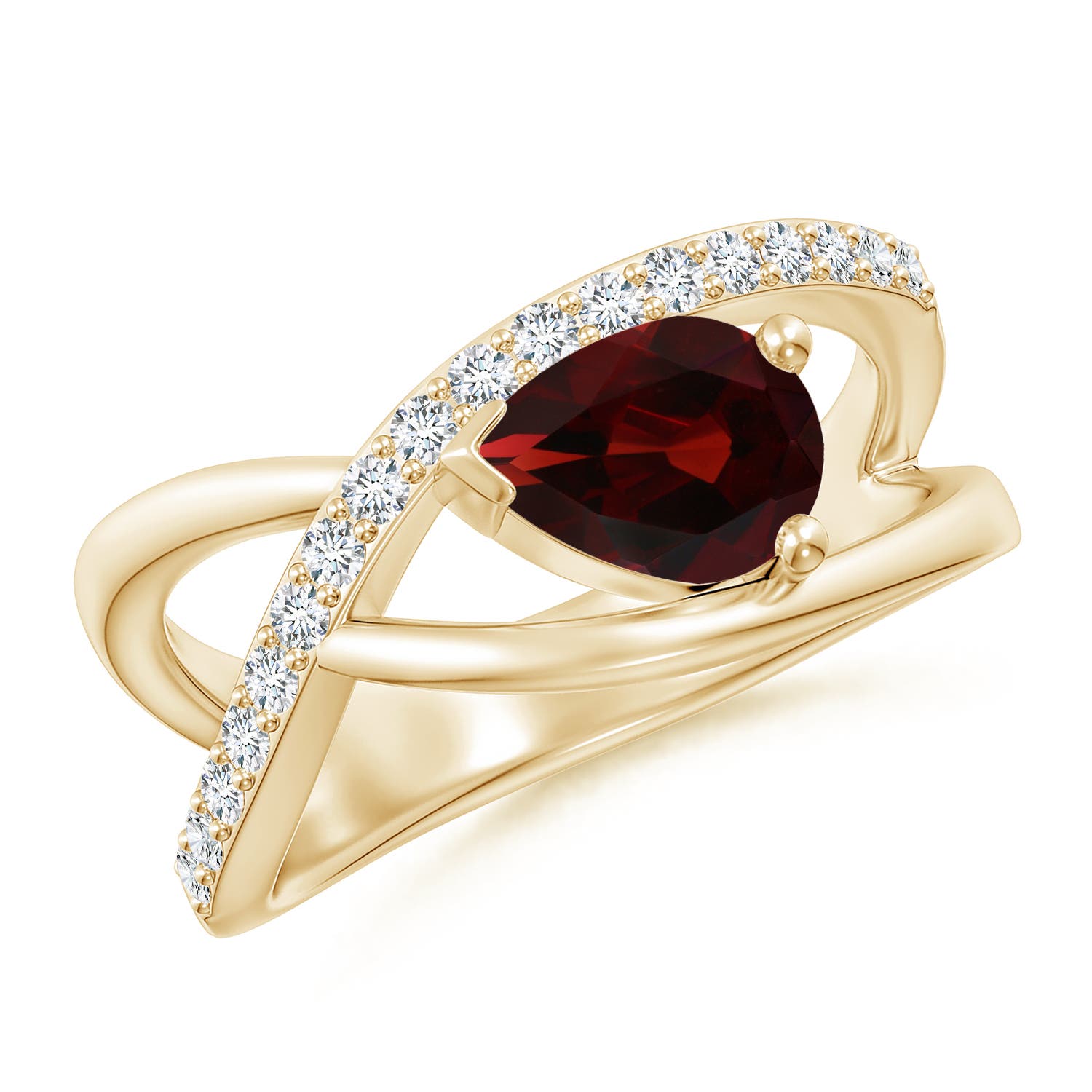 AA - Garnet / 1.55 CT / 14 KT Yellow Gold