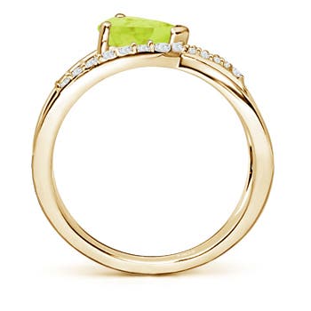 A - Peridot / 1.35 CT / 14 KT Yellow Gold