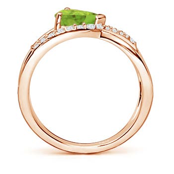 AA - Peridot / 1.35 CT / 14 KT Rose Gold