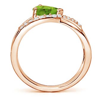 AAA - Peridot / 1.35 CT / 14 KT Rose Gold