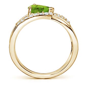 AAA - Peridot / 1.35 CT / 14 KT Yellow Gold