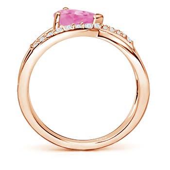 A - Pink Sapphire / 1.5 CT / 14 KT Rose Gold