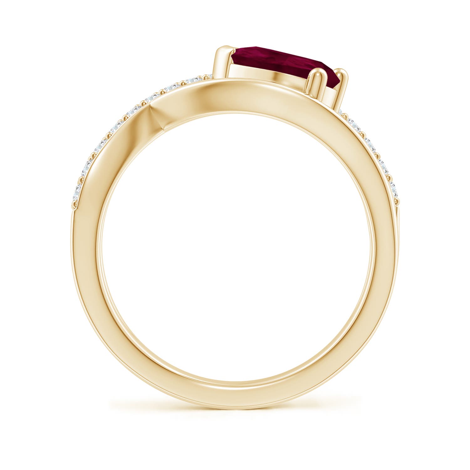 A - Ruby / 1.4 CT / 14 KT Yellow Gold