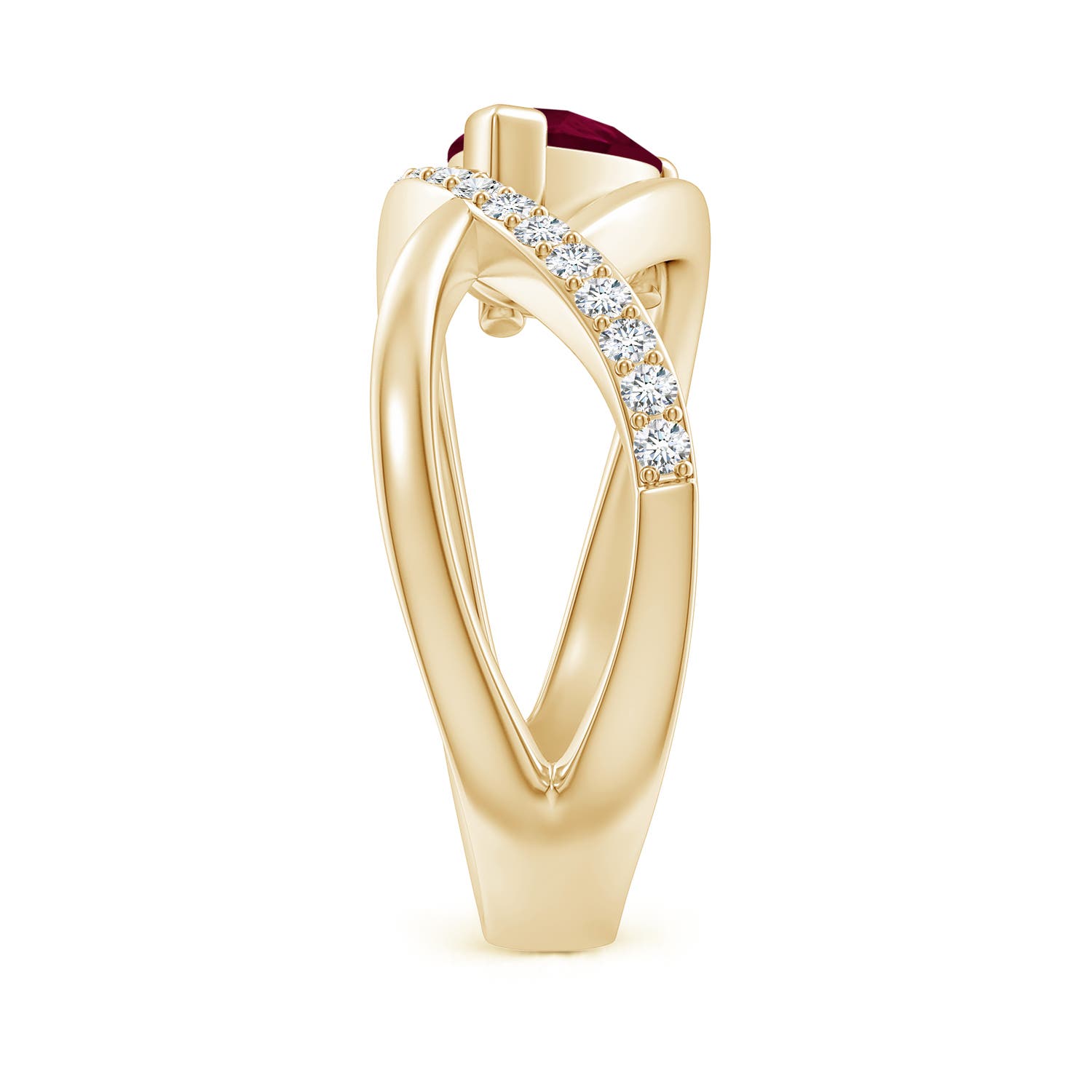 A - Ruby / 1.4 CT / 14 KT Yellow Gold