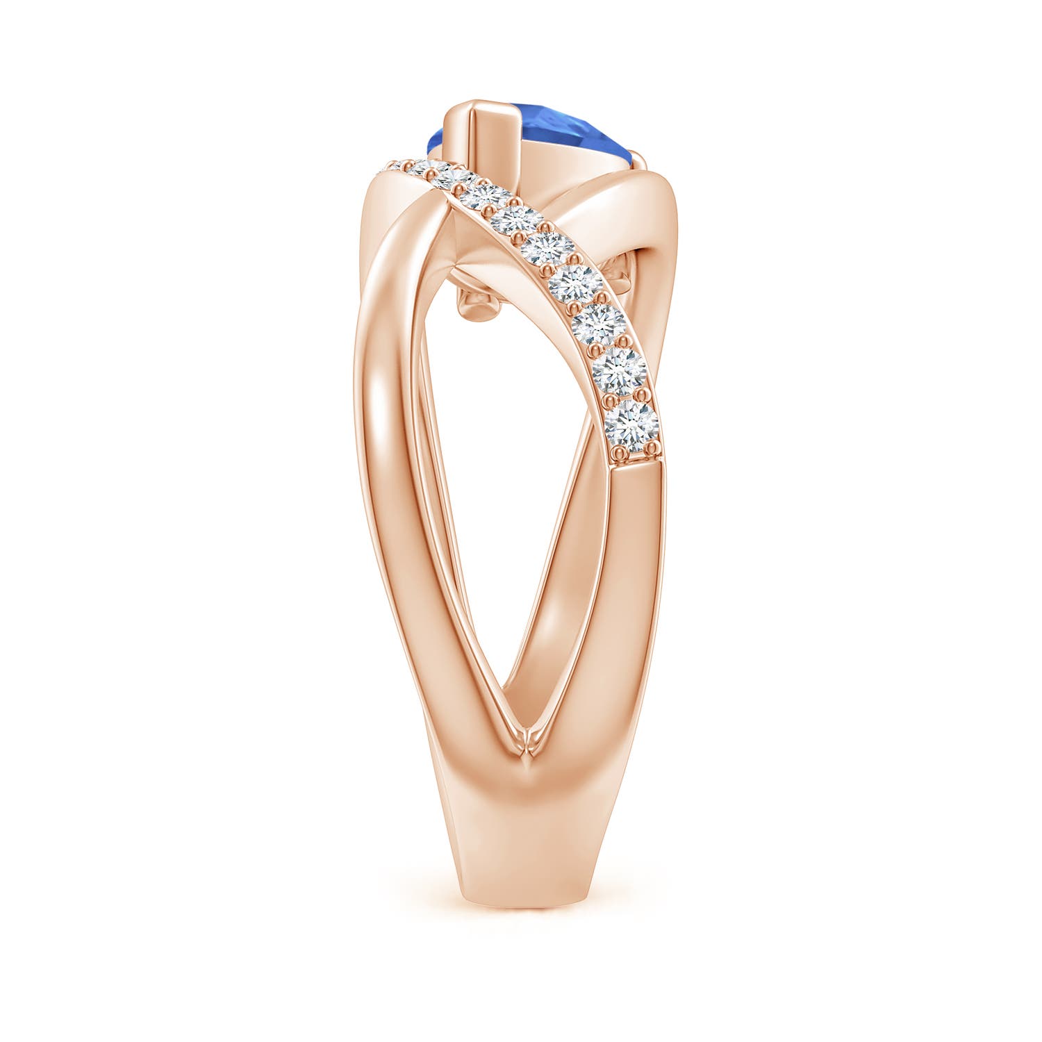 AA - Tanzanite / 1.35 CT / 14 KT Rose Gold