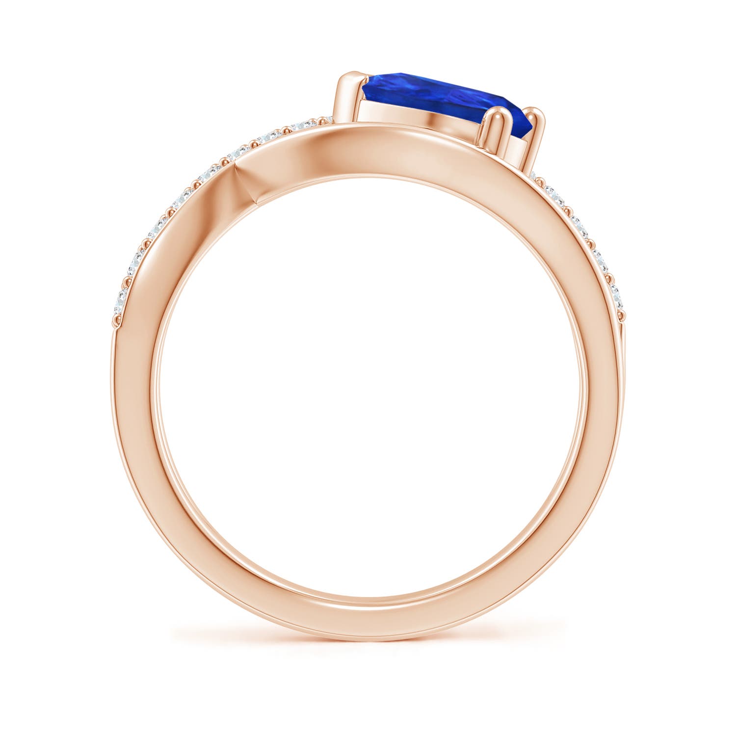 AAA - Tanzanite / 1.35 CT / 14 KT Rose Gold