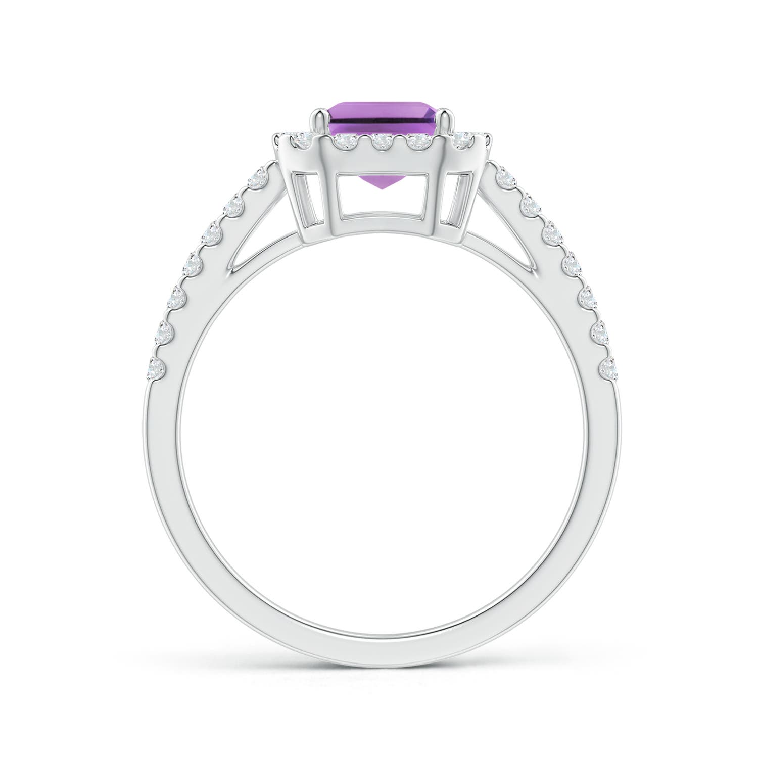 A - Amethyst / 1.91 CT / 14 KT White Gold