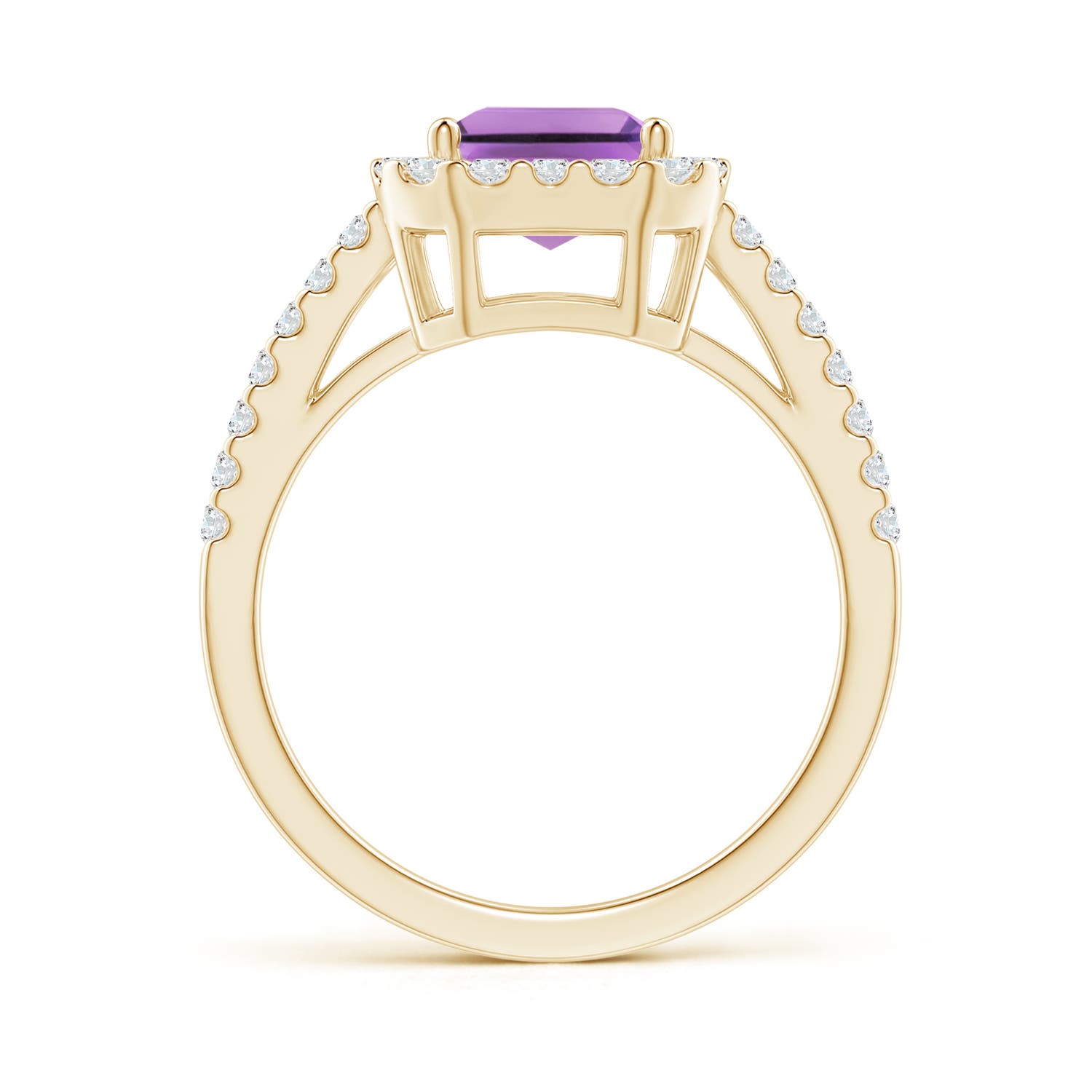 A - Amethyst / 2.68 CT / 14 KT Yellow Gold