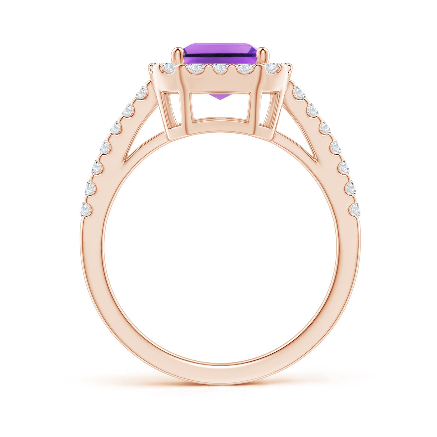 AA - Amethyst / 2.68 CT / 14 KT Rose Gold