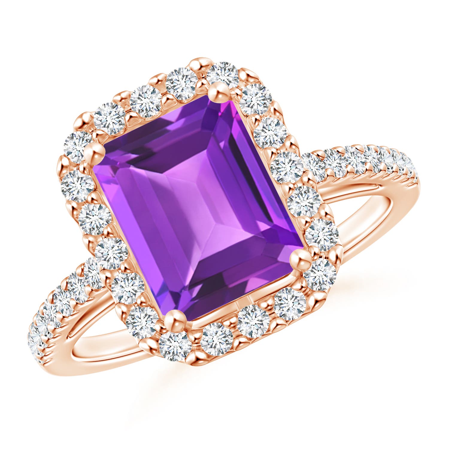 AAA - Amethyst / 2.68 CT / 14 KT Rose Gold