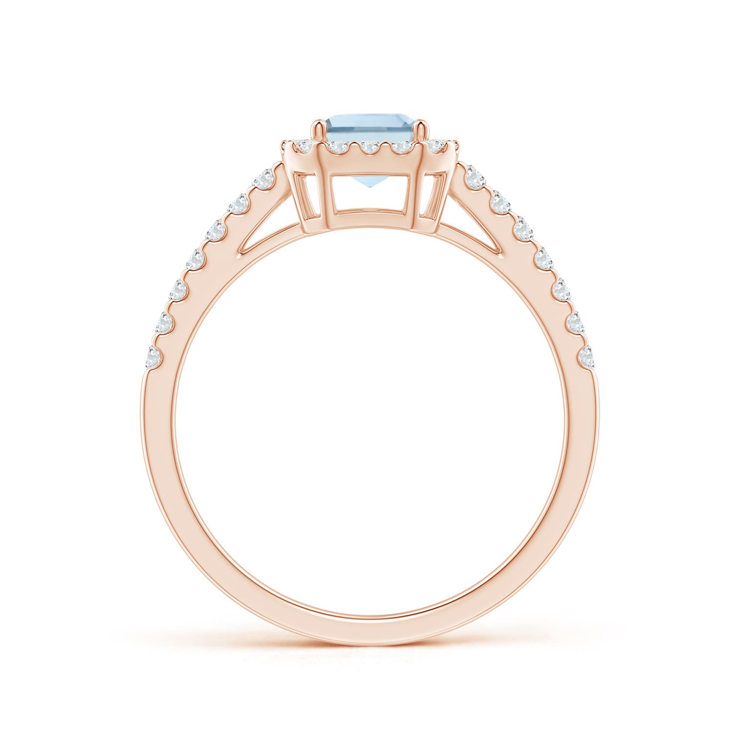 A - Aquamarine / 1.13 CT / 14 KT Rose Gold