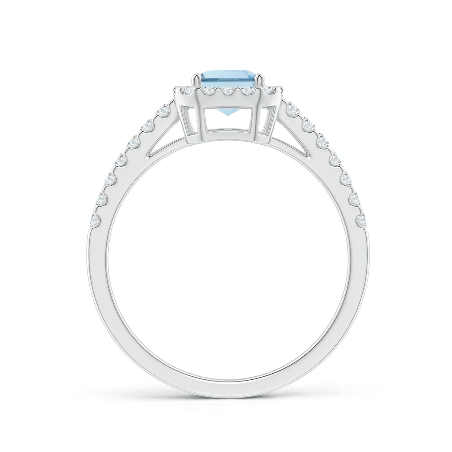 AA - Aquamarine / 1.13 CT / 14 KT White Gold