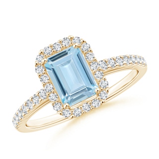 Emerald Cut AA Aquamarine