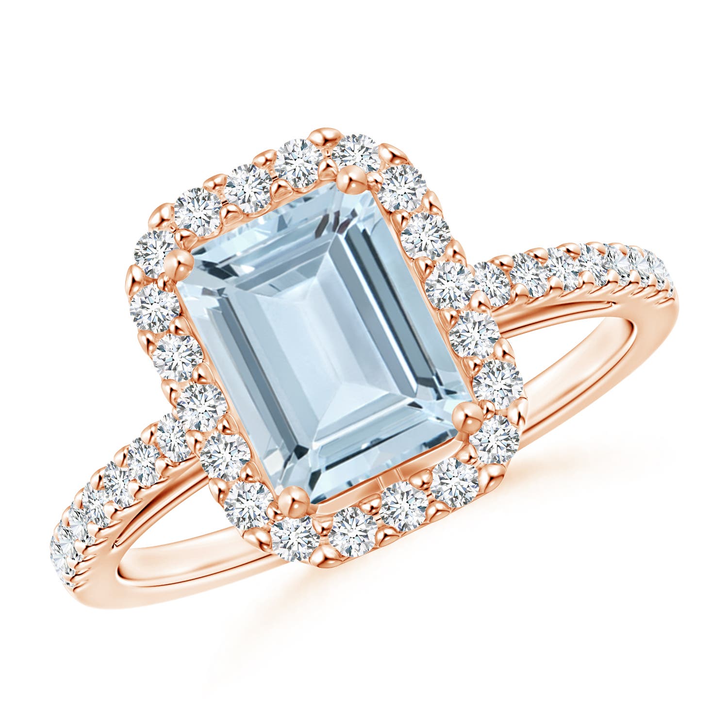 A - Aquamarine / 1.76 CT / 14 KT Rose Gold