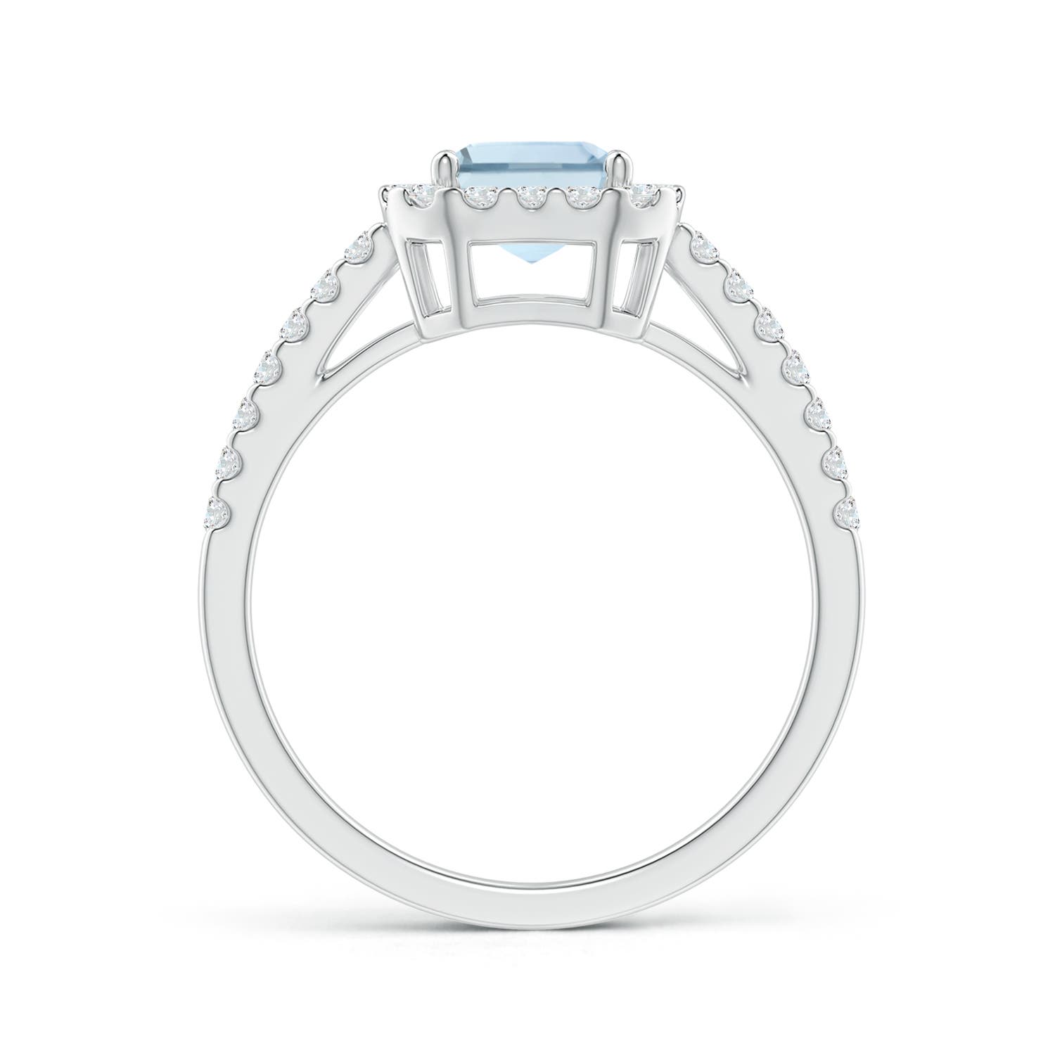 A - Aquamarine / 1.76 CT / 14 KT White Gold