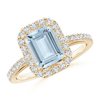 Emerald Cut A Aquamarine