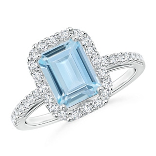 Emerald Cut AA Aquamarine