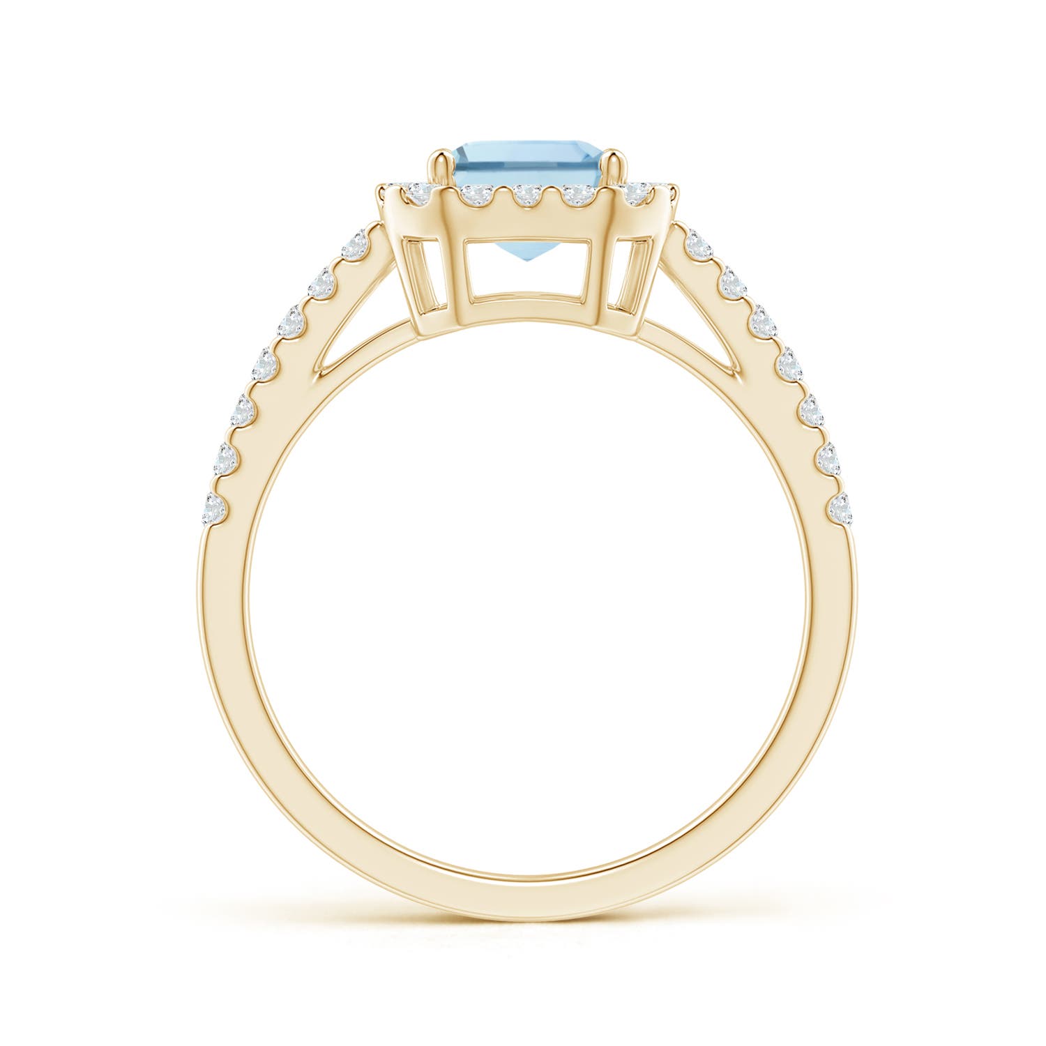 AA - Aquamarine / 1.76 CT / 14 KT Yellow Gold