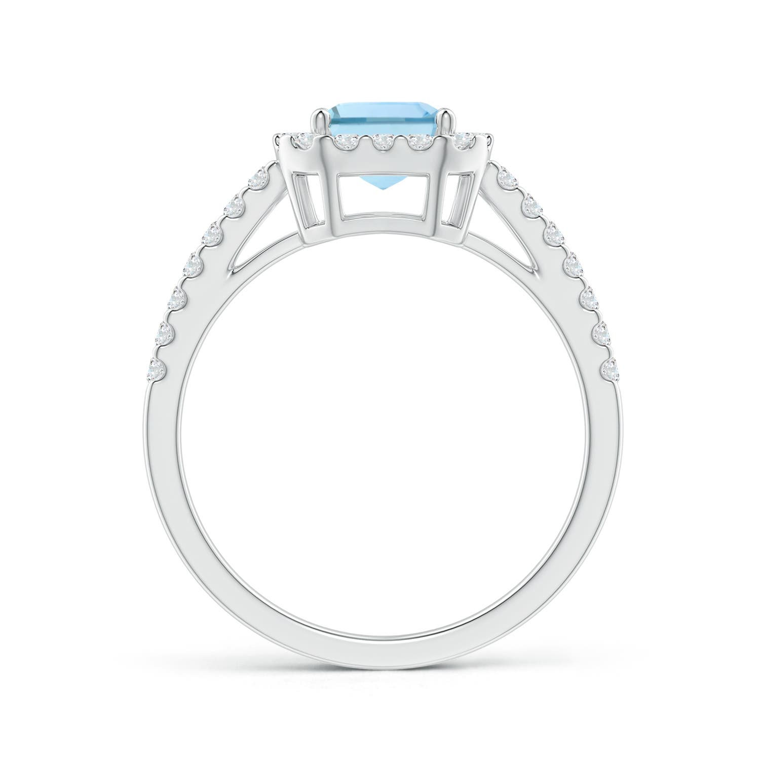 AAA - Aquamarine / 1.76 CT / 14 KT White Gold