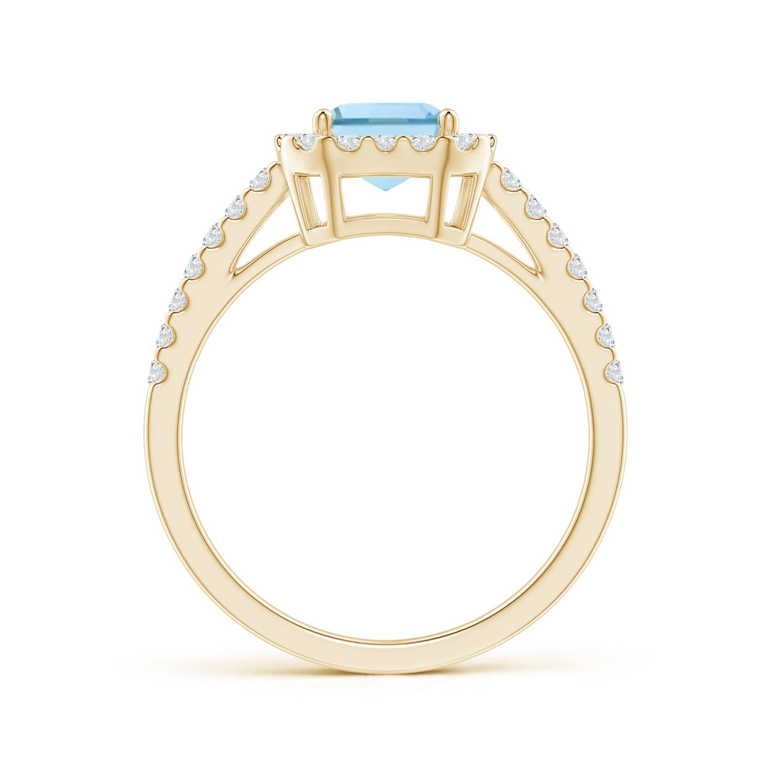 AAA - Aquamarine / 1.76 CT / 14 KT Yellow Gold