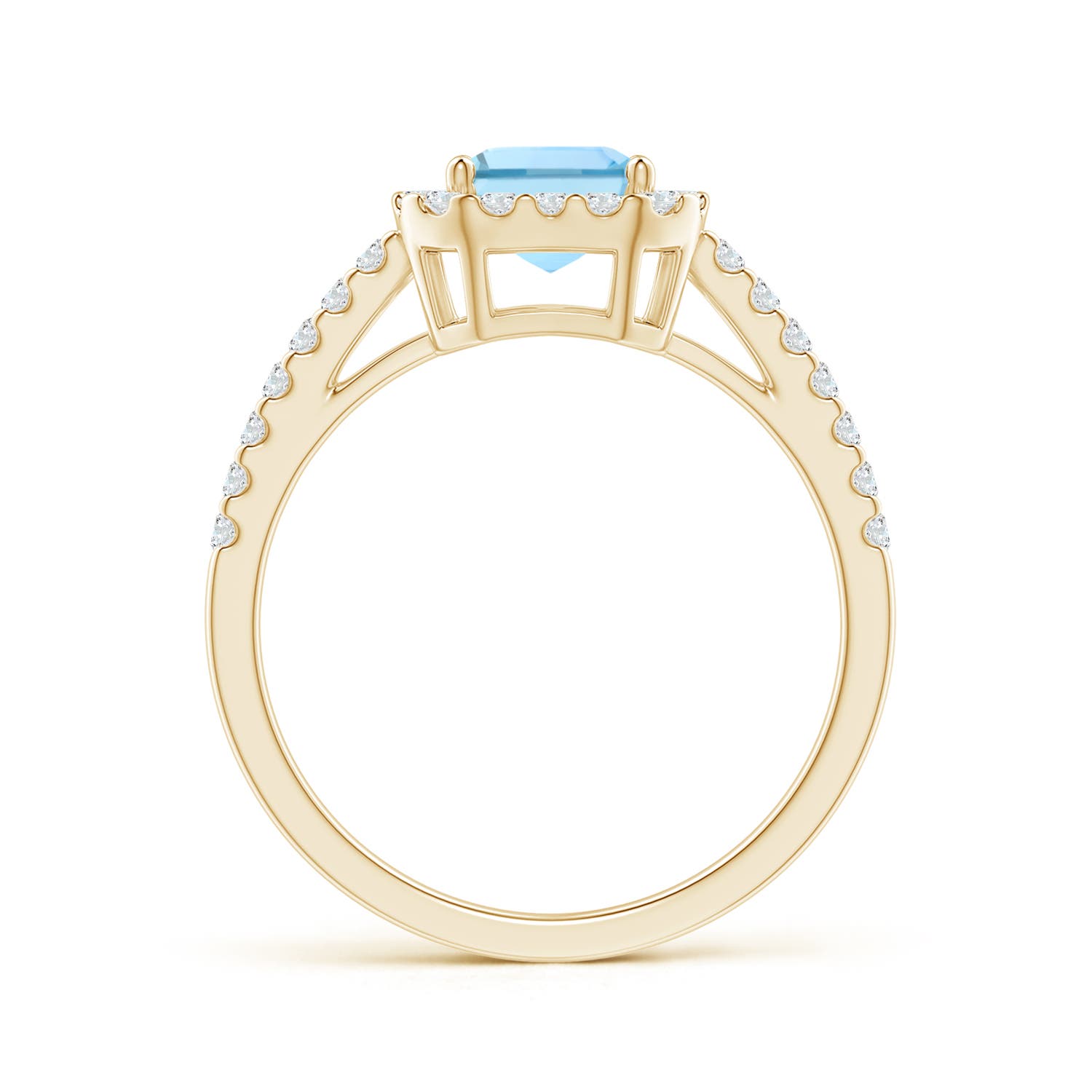 AAAA - Aquamarine / 1.76 CT / 14 KT Yellow Gold