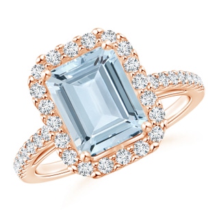 Emerald Cut A Aquamarine