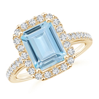 Emerald Cut AA Aquamarine