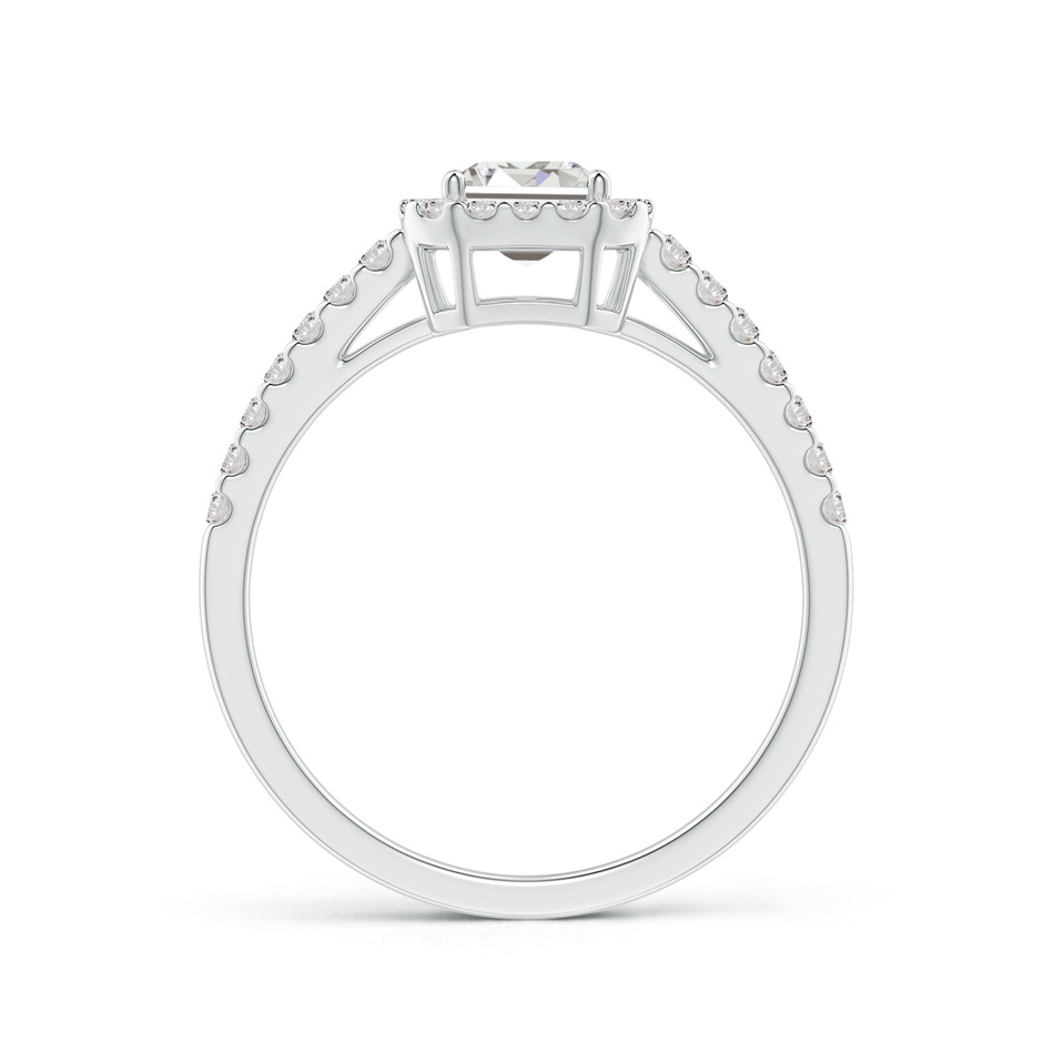 5x3mm IJI1I2 Emerald-Cut Diamond Halo Ring in White Gold side 199