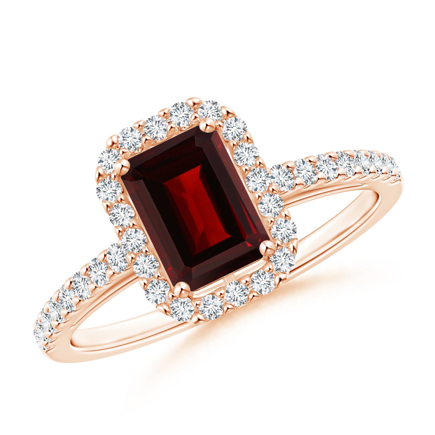 AA - Garnet / 1.53 CT / 14 KT Rose Gold