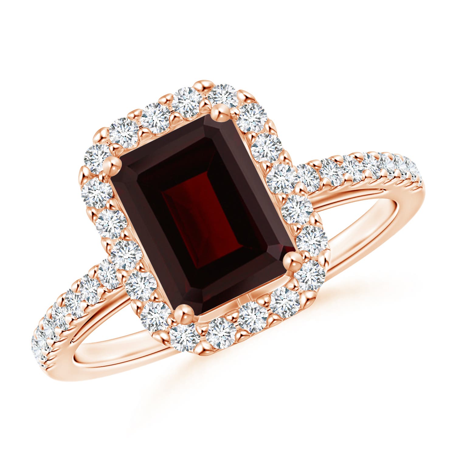 A - Garnet / 2.21 CT / 14 KT Rose Gold