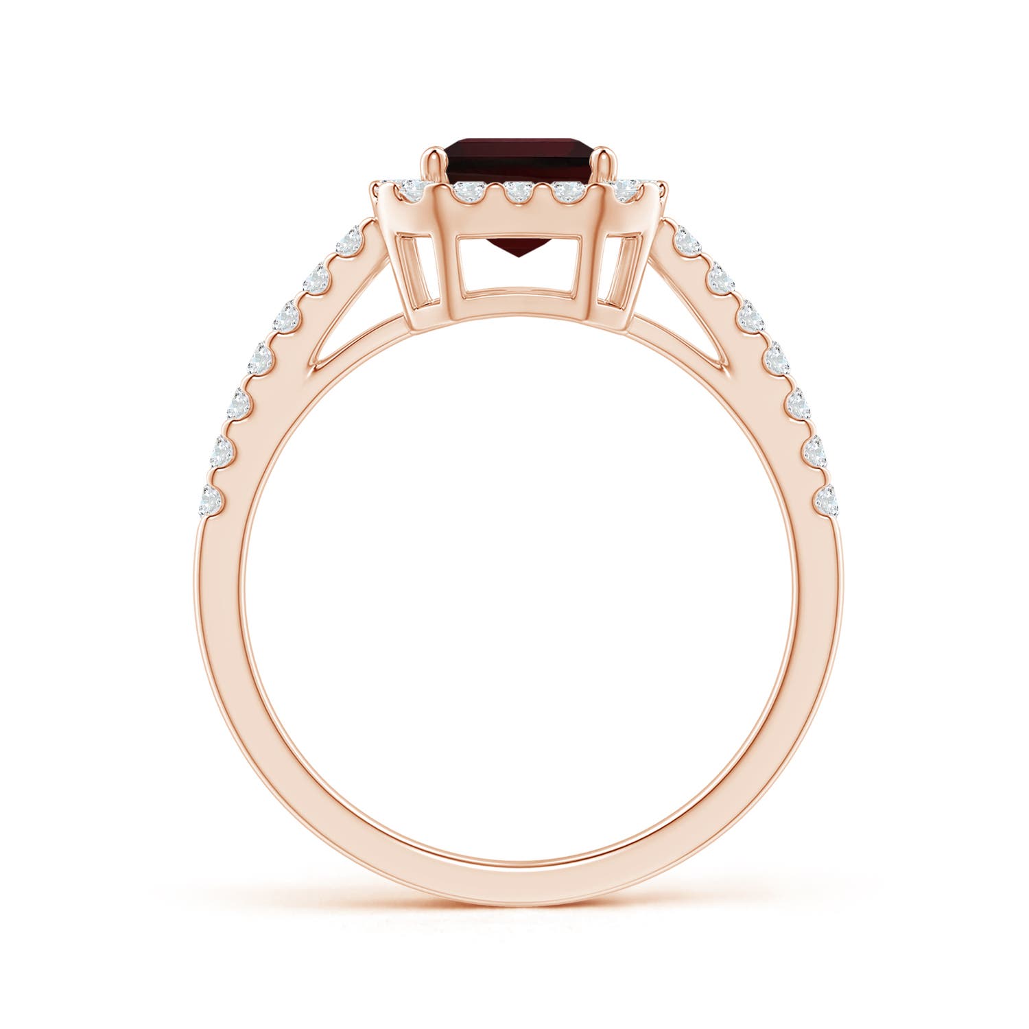 A - Garnet / 2.21 CT / 14 KT Rose Gold