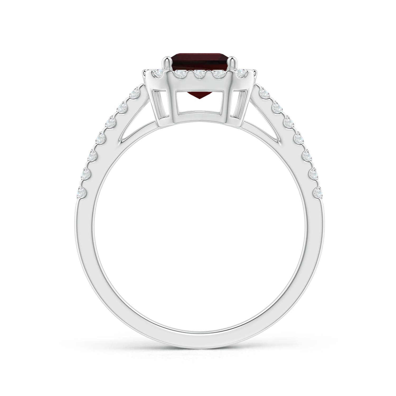 A - Garnet / 2.21 CT / 14 KT White Gold