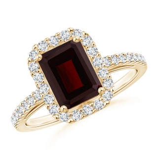 Emerald Cut A Garnet